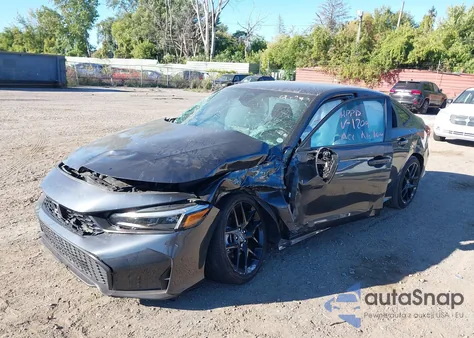 2025 Honda Civic Sport from USA, damaged, VIN 2HGFE2F57SH521209